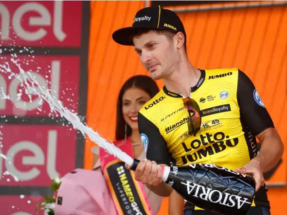 M line en Team LottoNL-Jumbo keren terug uit Italie