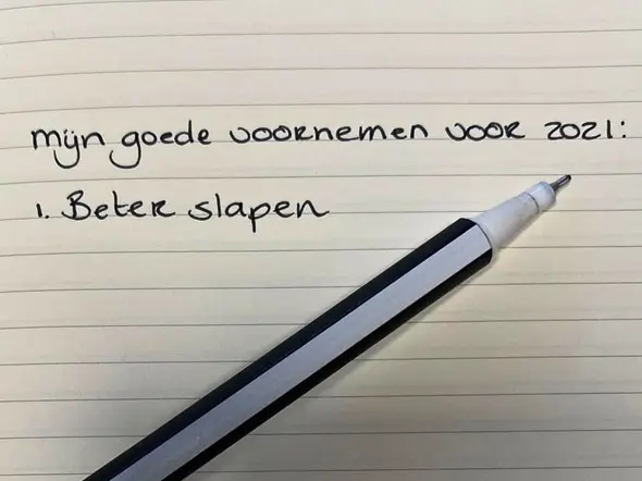 Beter slapen in het nieuwe jaar!