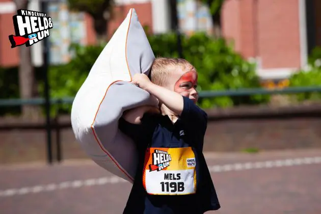 M line en Kinderhulp één team, ook tijdens Heldenrun